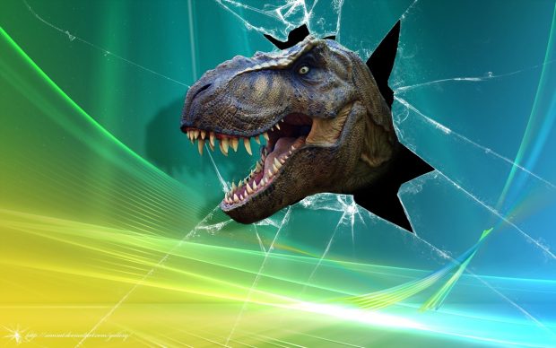 Broken Screen Wallpaper Trex HD Wallpaper.