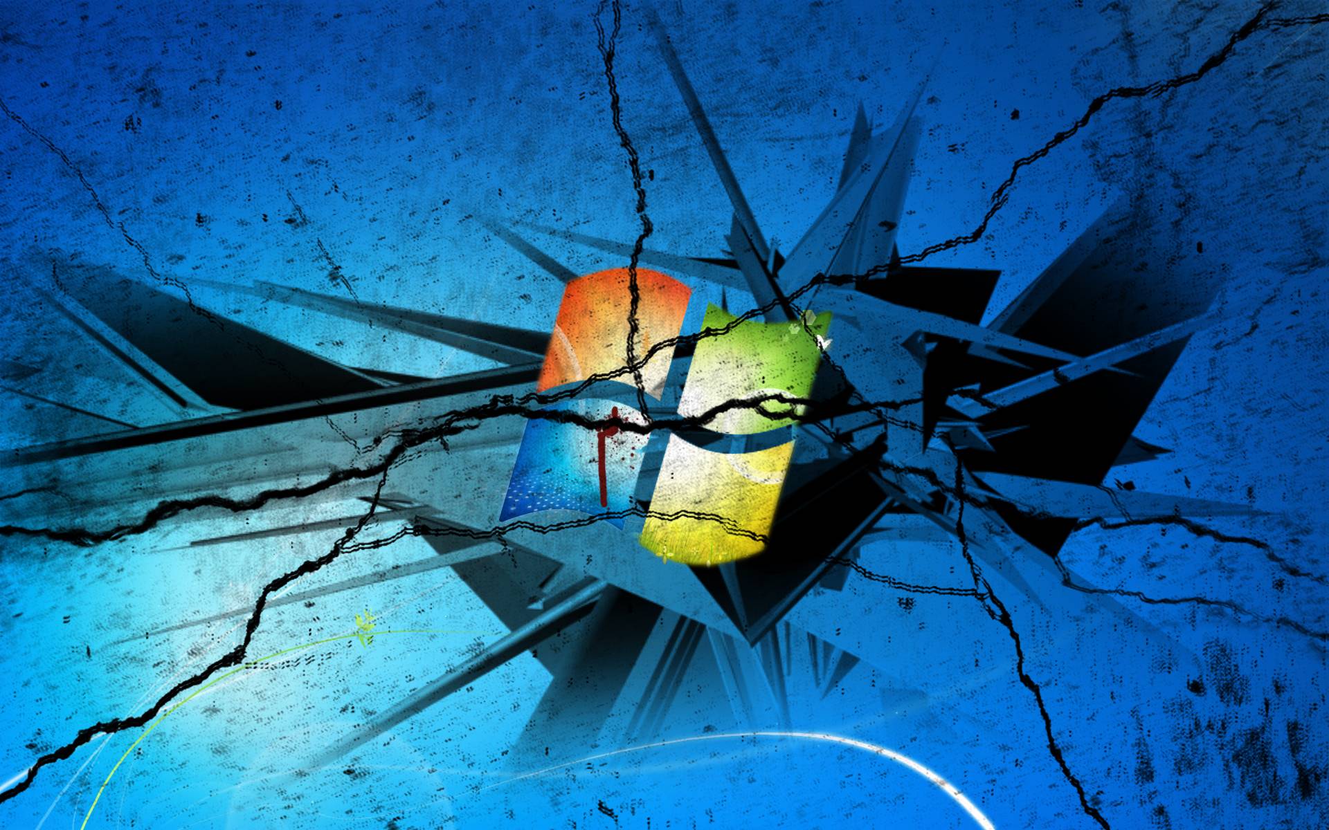 Computer Broken Screen HD Broken Screen Wallpapers  HD Wallpapers  ID  54348