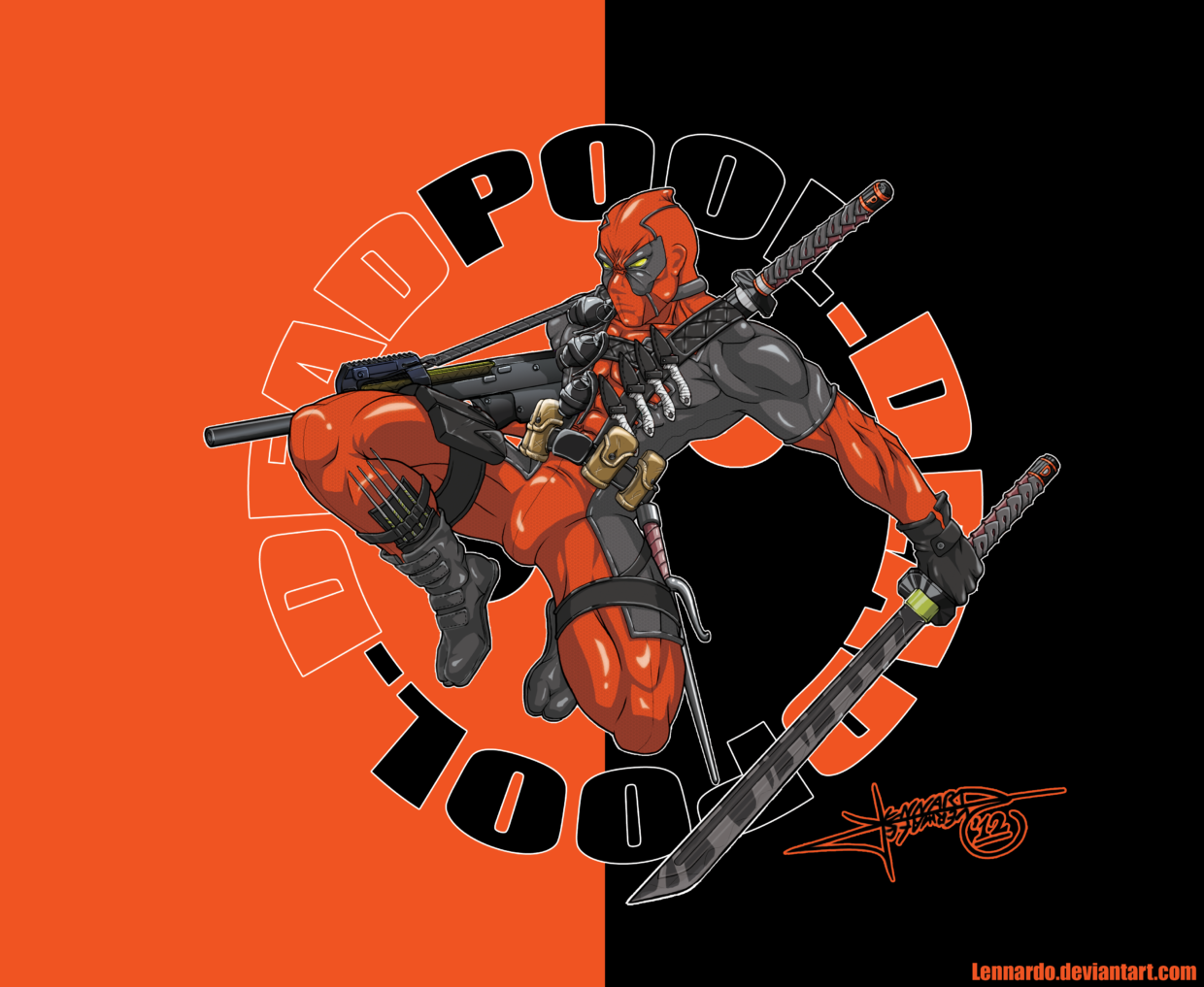Deadpool background - PixelsTalk