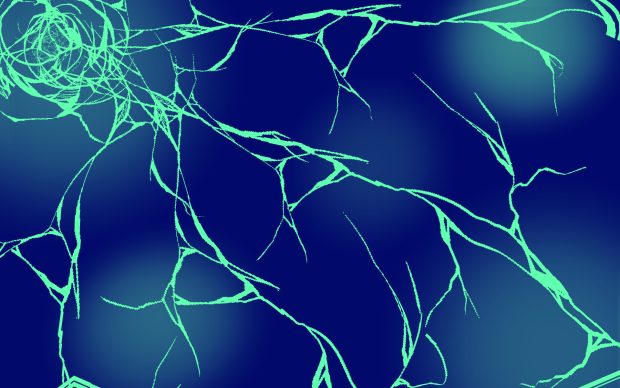 Cracked screen wallpaper blue and greeny.