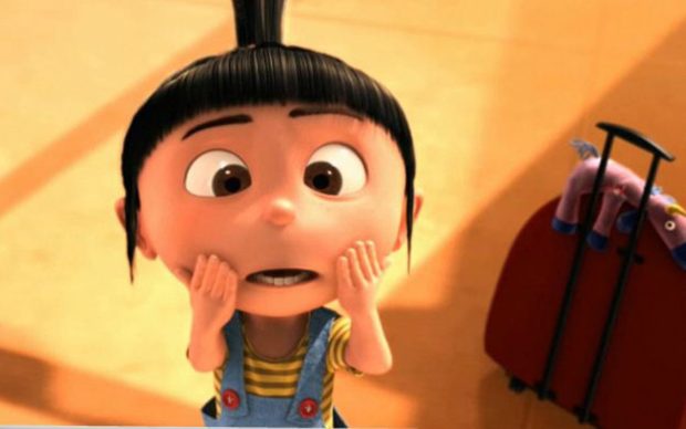 Cute Agnes Minion Wallpaper HD free download.