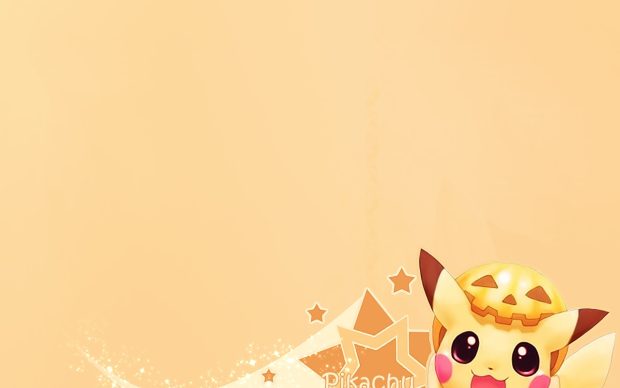 Cute pikachu background wallpaper HD.