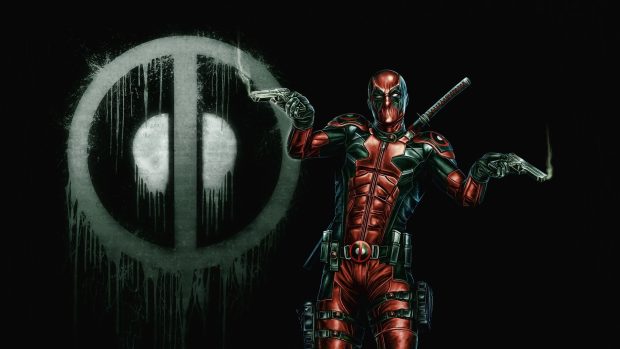 Deadpool Logo Wallpapers HD Download free.