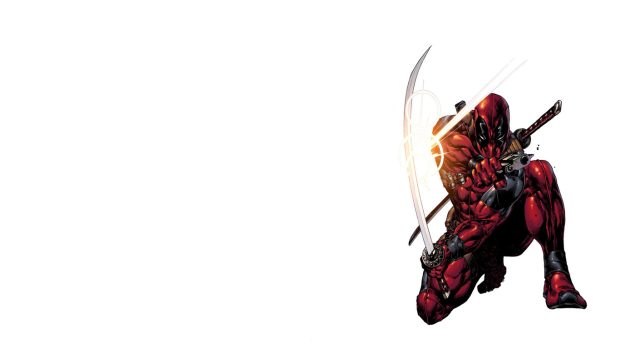 Deadpool White Backgrounds.