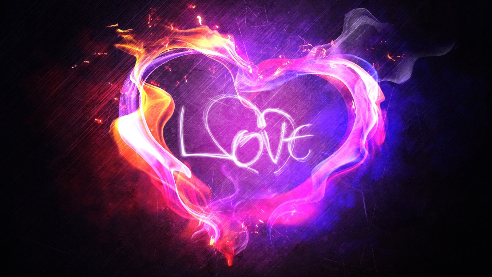 Purple Heart Shapes Inside Glass Pink Hearts Background HD Love Wallpapers   HD Wallpapers  ID 76532