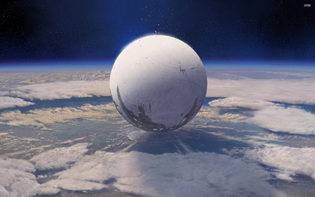 Destiny Halo wallpaper HD.