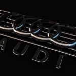 Download audi logo wallpaper HD.