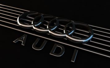 Download audi logo wallpaper HD.