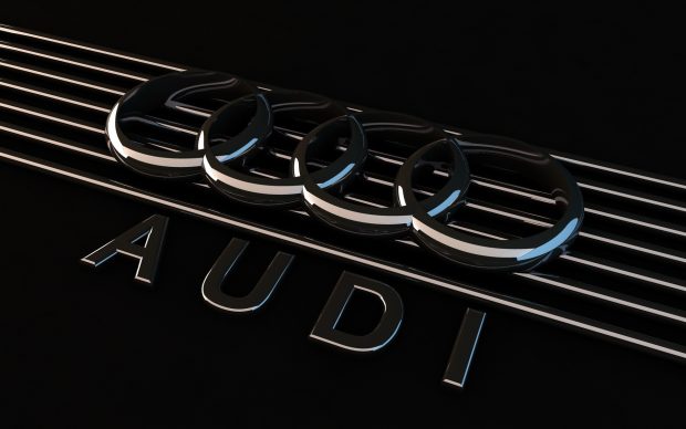 Download audi logo wallpaper HD.