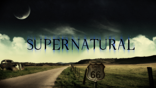 Download free Logo Supernatural Wallpaper.