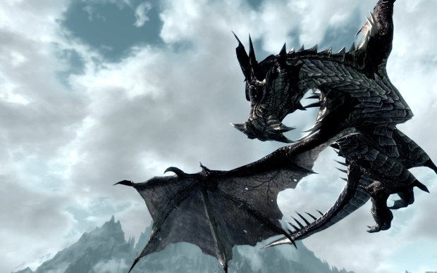 Dragon Skyrim Wallpaper HD.