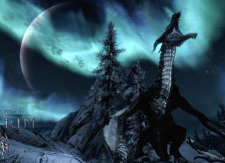 Dragon skyrim wallpaper HD free download.