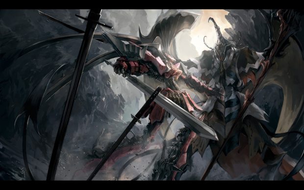 Epic Battle Knight Image Wallpaper.