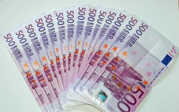 Euro Cash Money background.