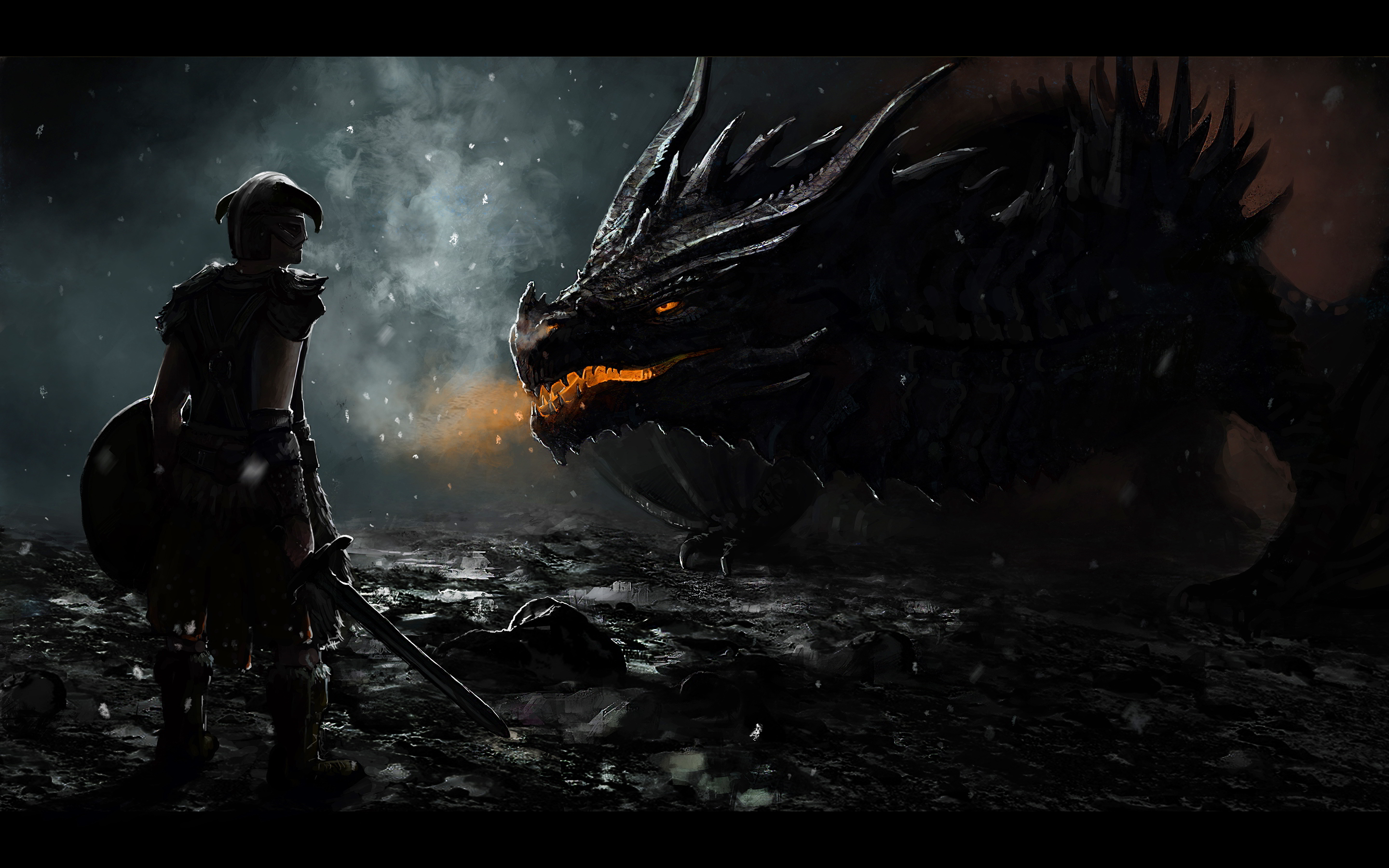 Dragon Skyrim Wallpaper Hd Pixelstalk Net