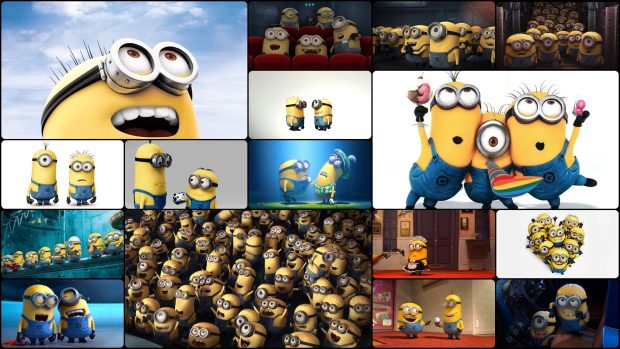 Funny Minion Desktop Wallpaper.