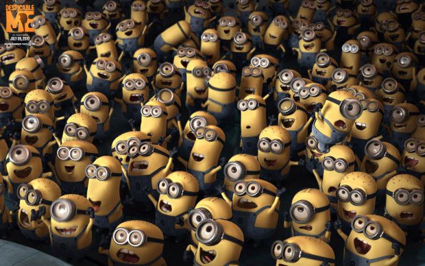 Funny Minion Wallpaper HD free download.