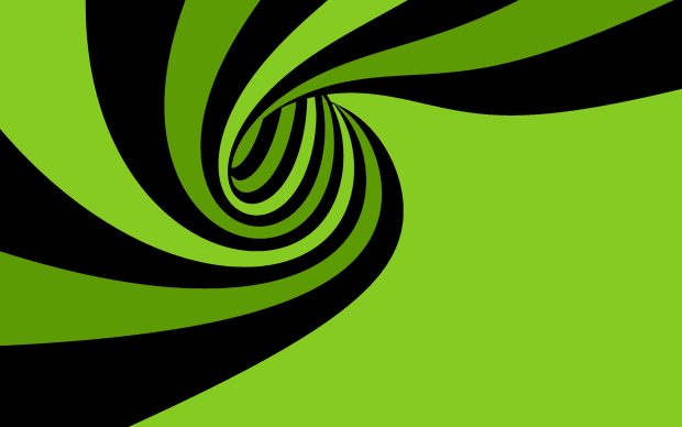 Green Spiral Wallpaper green.