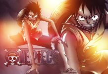 HD One piece wallpaper color.