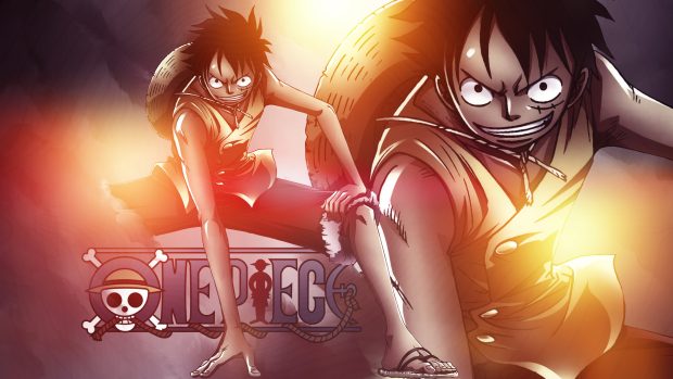 HD One piece wallpaper color.