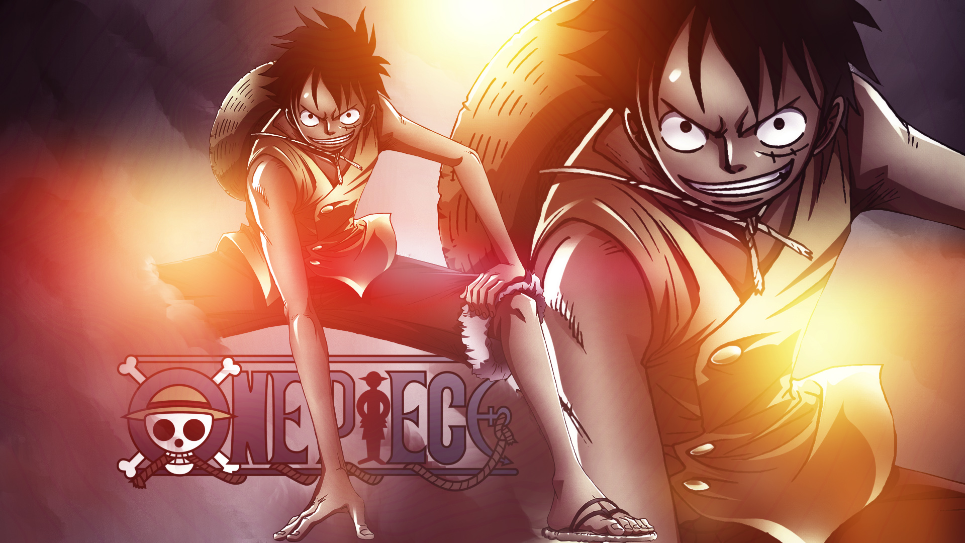 Luffy One Peace Anime M HD Metal print  ogprints