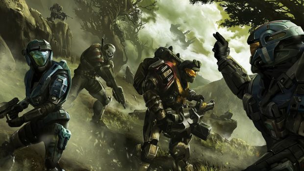 Halo wallpaper soldier commander trees 3840x2160.