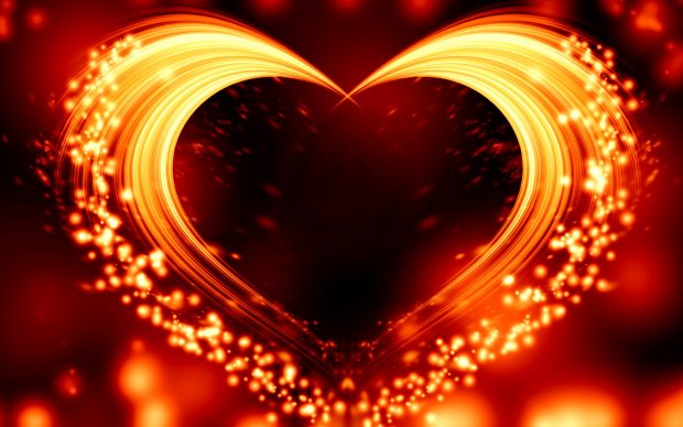 Heart in Love Wallpaper HD.