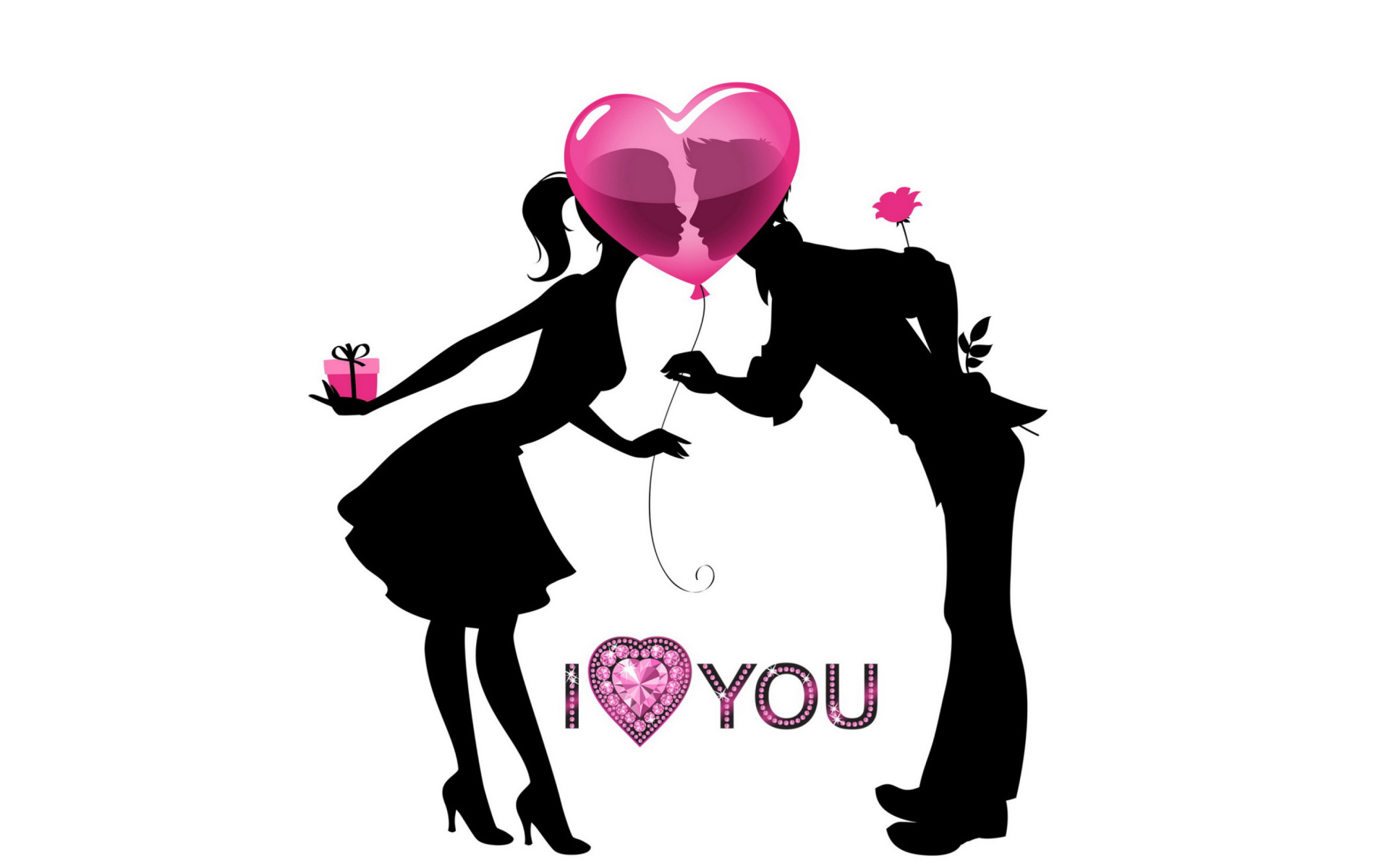 I Love You Background free download 