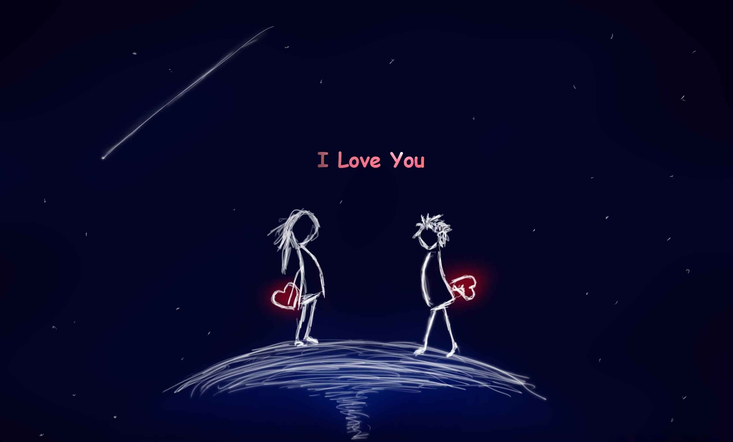 I Love You Background free download 