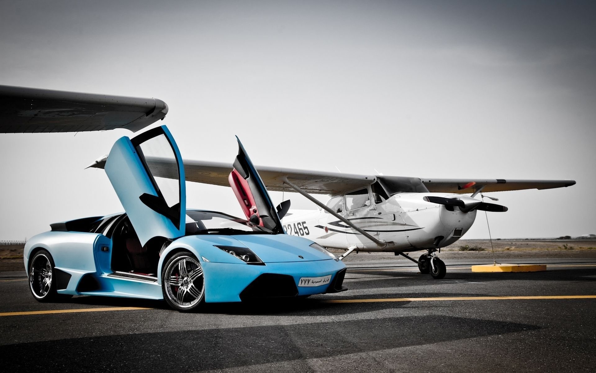спортивный автомобиль синий Lamborghini sports car blue без смс