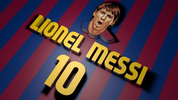 Lionel Messi FC Barcelona HD Wallpaper.