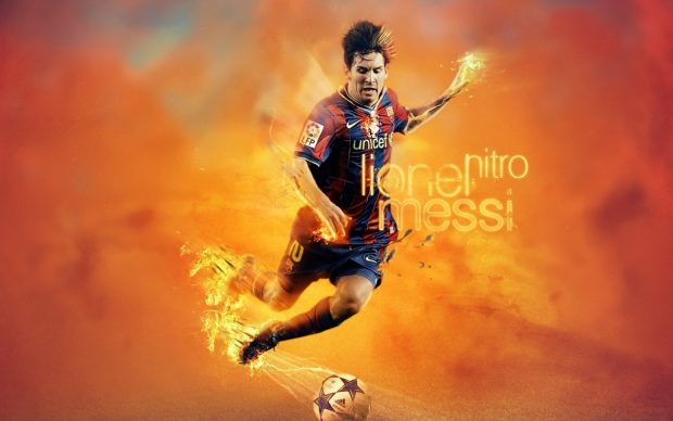 Messi 10 soccer player football wallpaper.