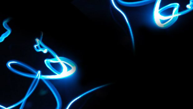 Neon light shape wavy wallpapers HD 1920x1080.