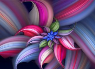 Nice colourful abstract wallpaper HD.