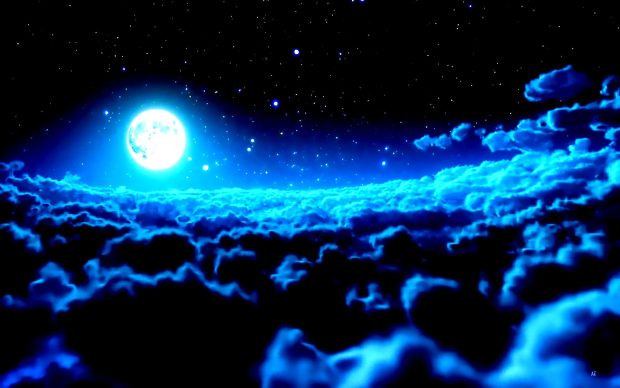Night clouds moon stuff highhd wallpaper.
