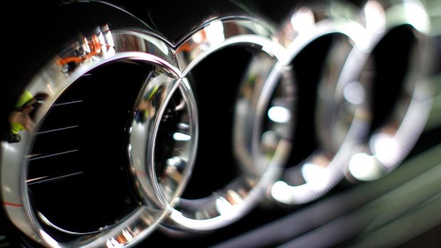 Photo audi logo wallpaper hd desktop background.