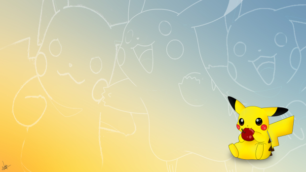 Pikachu wallpaper HD for desktop.