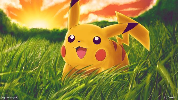 Pokemon Pikachu wallpaper background.