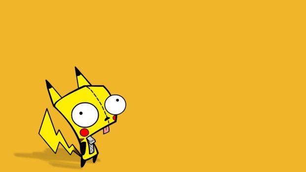 Pokemon invader zim pikachu gir HD wallpaper.