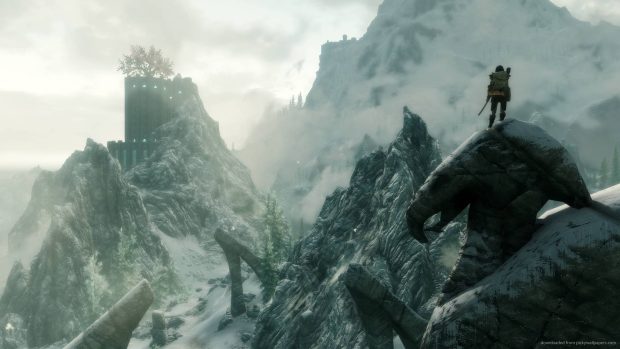 Screen Skyrim wallpaper HD 1920x1080 free download.