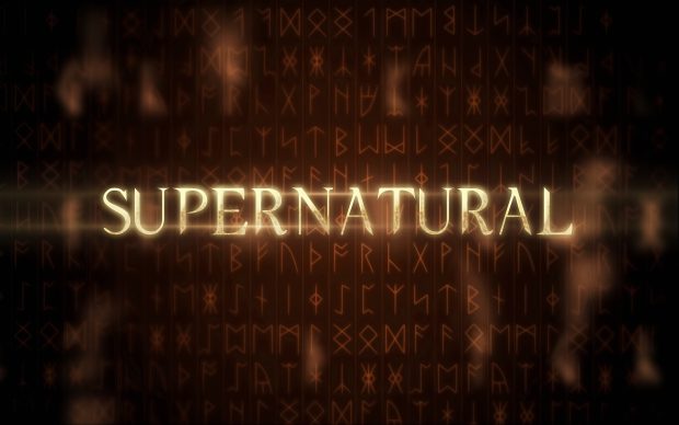 Season 8 Free Logo Supernatural Wallpaper HD.