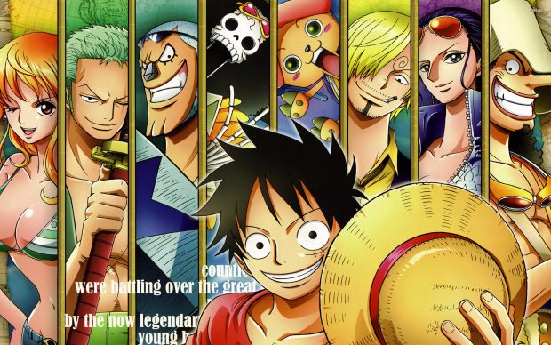 Wallpaper one piece new world anime HD.