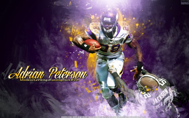 Adrian Peterson minnesota vikings wallpaper.