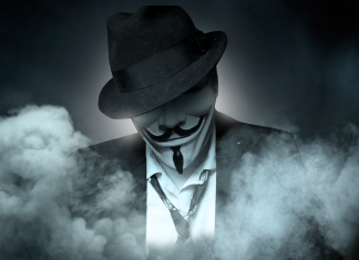 Anonymous hat wallpaper HD.