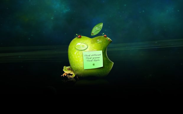 Apple backgrounds think green wide.