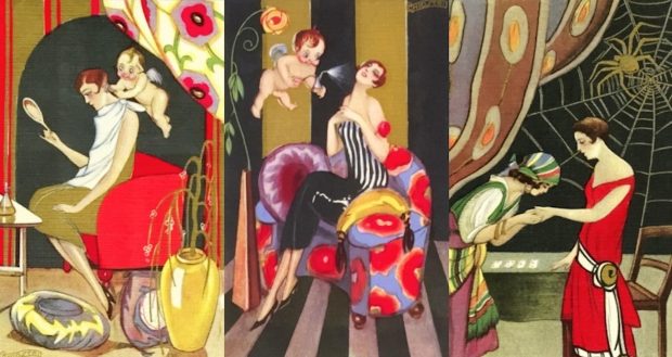 Art Deco Wallpapers HD style collage.