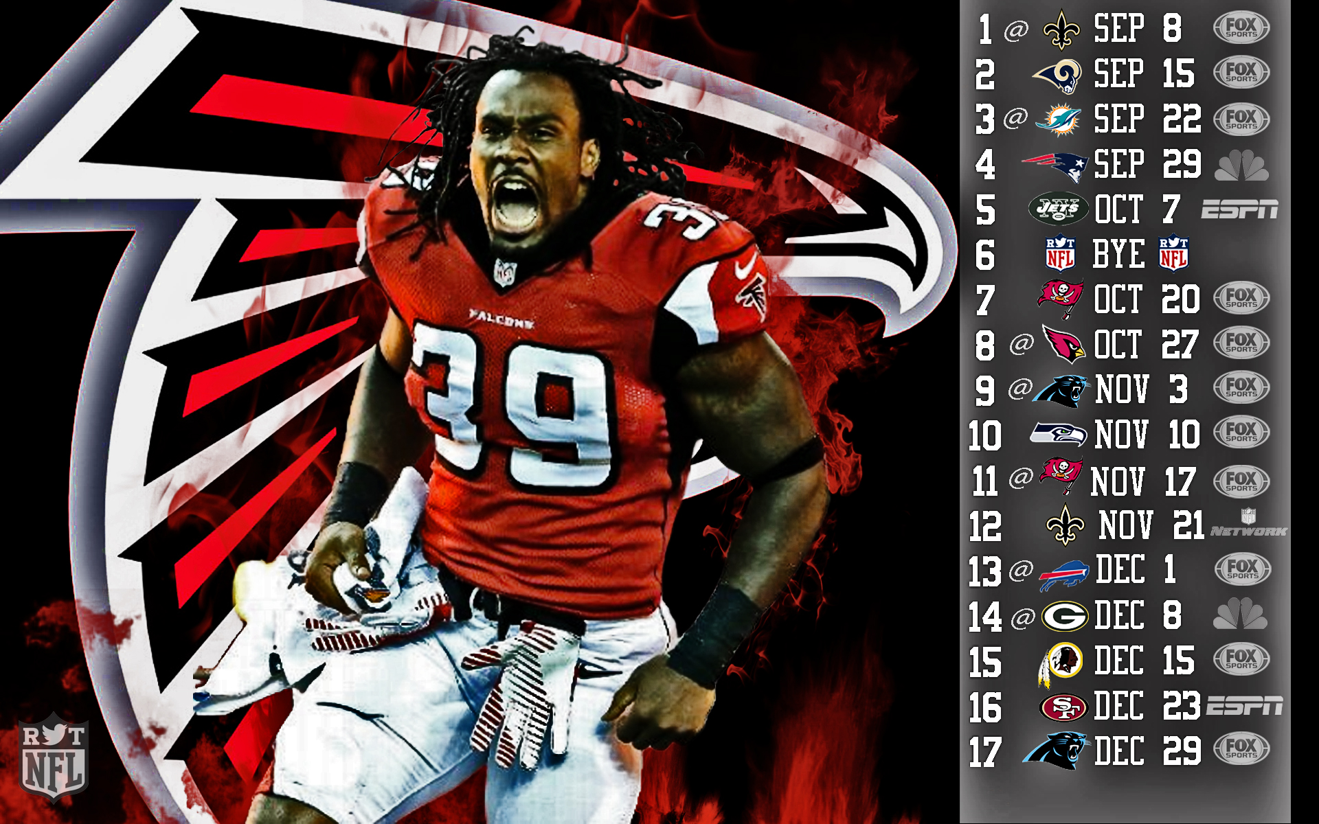 HD Atlanta Falcons Backgrounds | PixelsTalk.Net