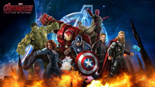 Avengers age of ultron promo wallpaper HD.