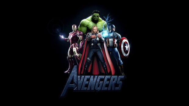 Avengers movie logo HD wallpapers.