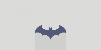 Batman minimalist wallpaper light.